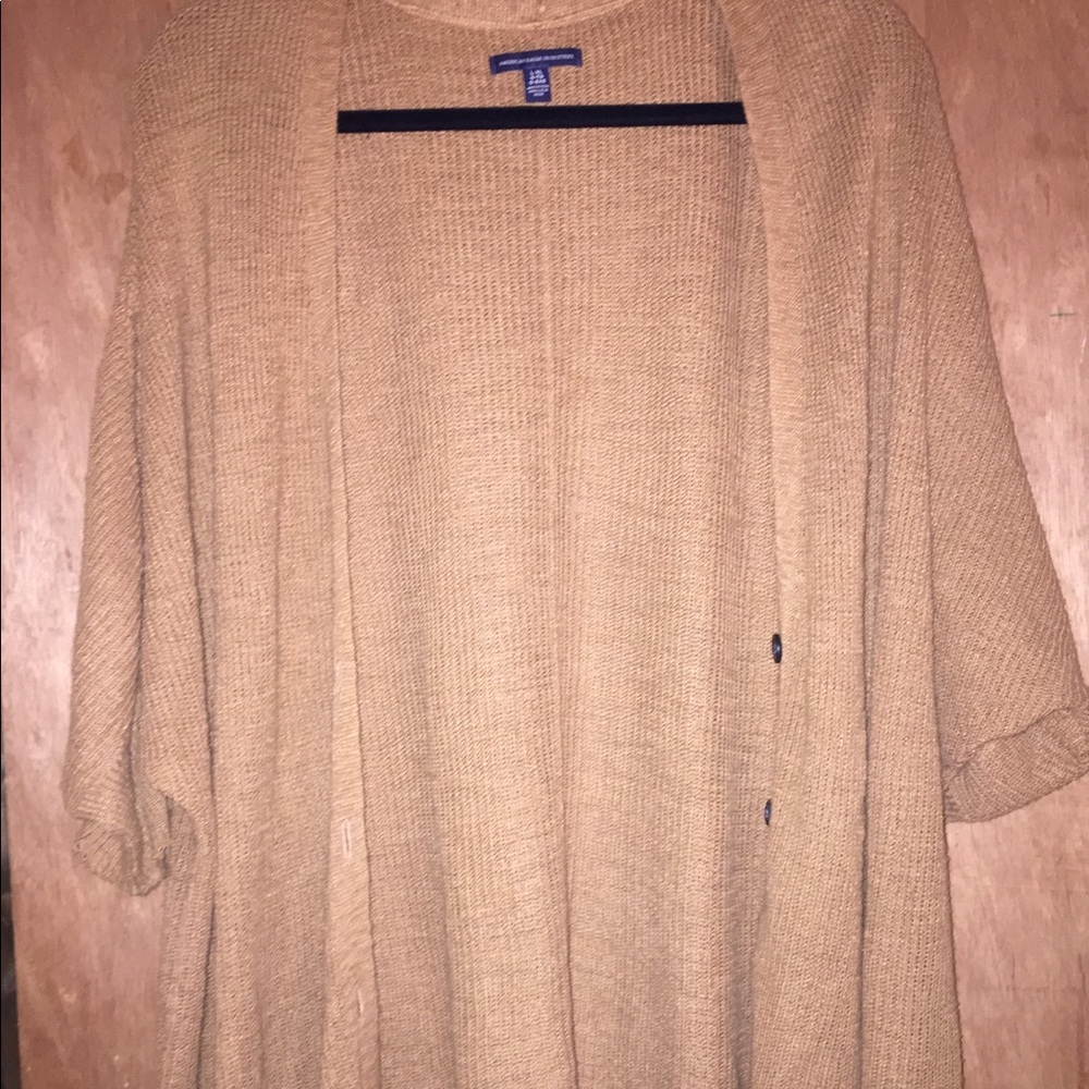 Brown women’s cardigan from American eagle